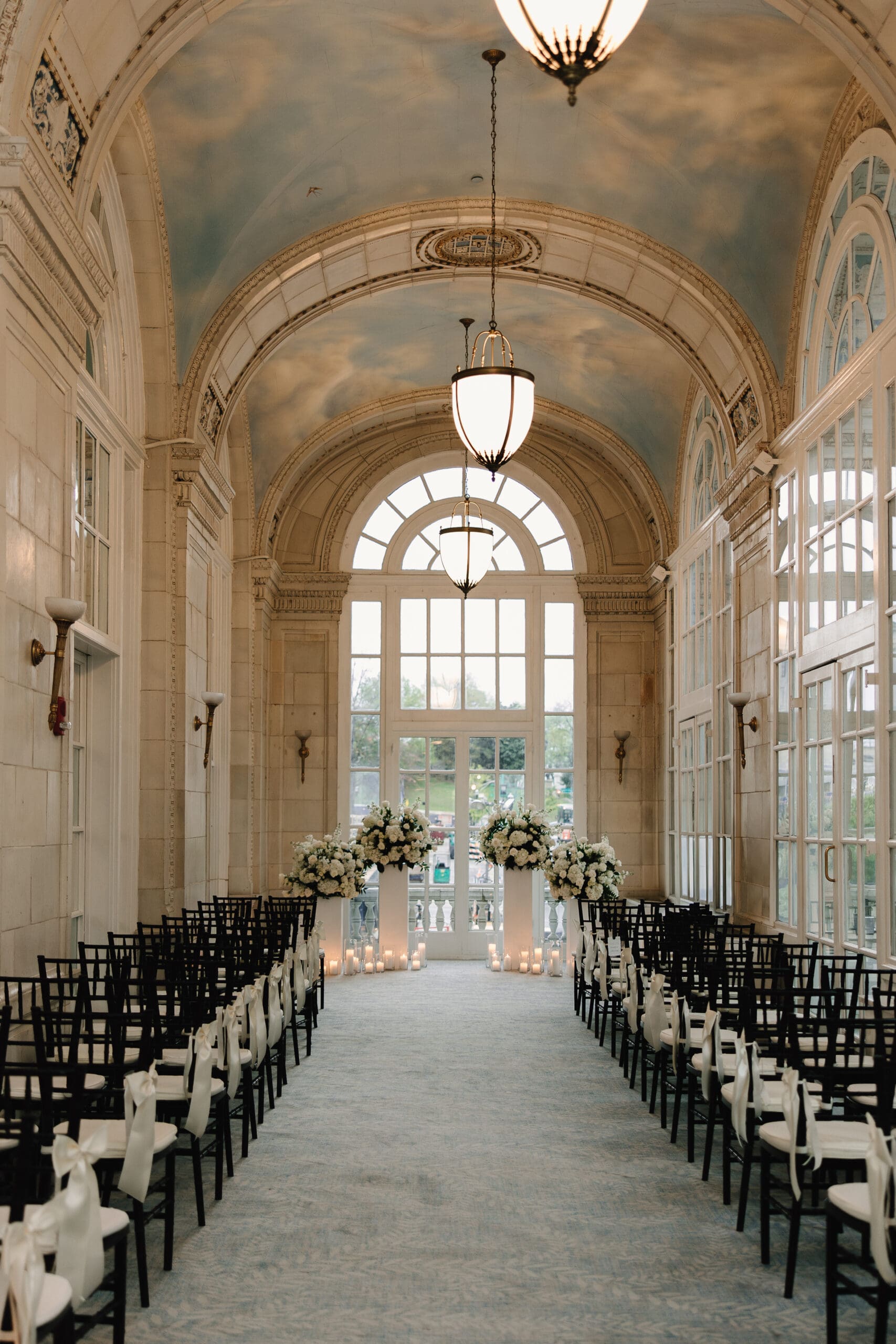 Nashville wedding ceremony inside The Hermitage Hotel by Ashlyn McKenna Photo