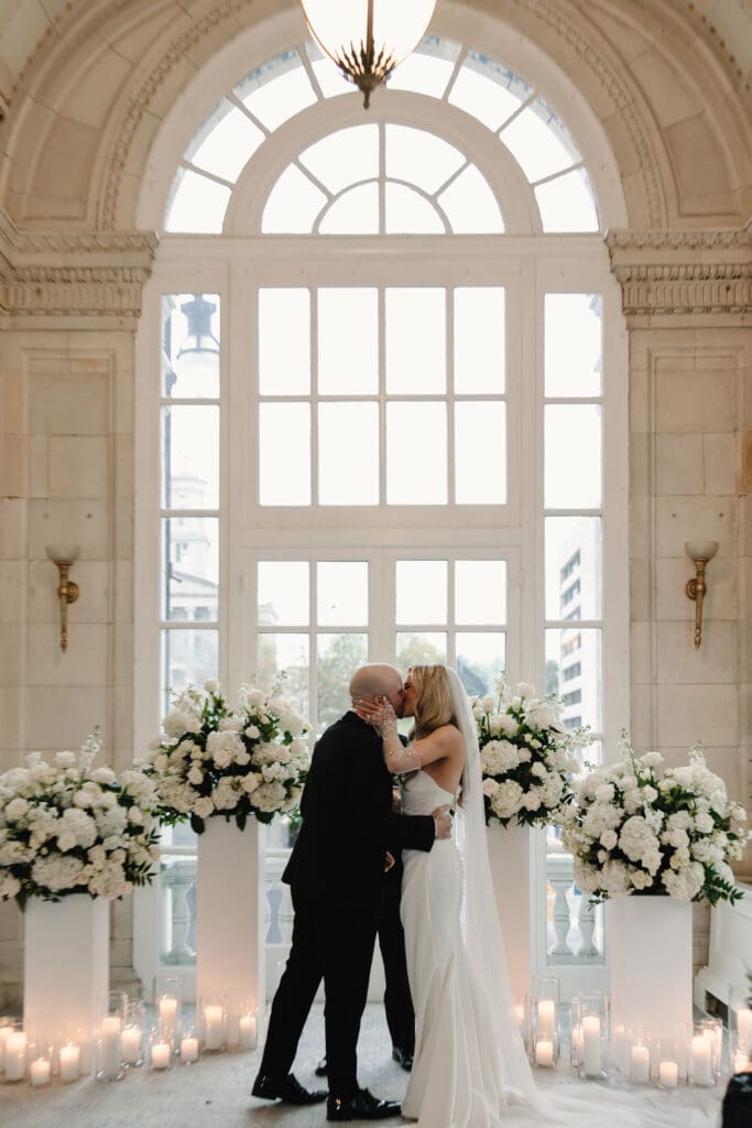 Nashville wedding ceremony inside The Hermitage Hotel by Ashlyn McKenna Photo